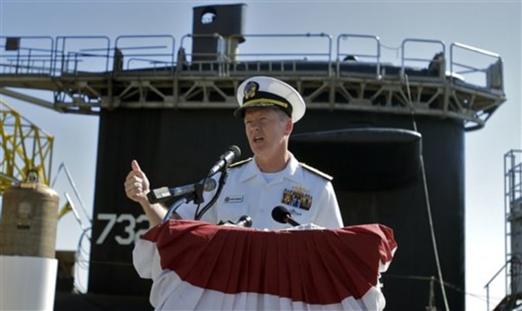 U.S. Navy Rear Admiral Barry Bruner said Thursday that the Navy hopes its first group of 24 female submarine officers will begin training by summer. 